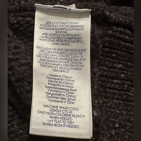 NEW Chaps Sweaters | Chaps Women's Long Cardigan Open Front Sweater grey - Picture 5 of 10